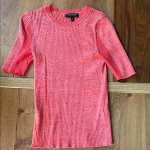 Banana Republic Coral Stretch Cotton Sweater top